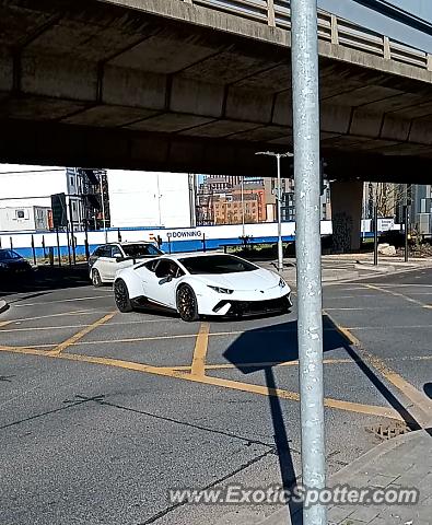Lamborghini Huracan spotted in Manchester, United Kingdom