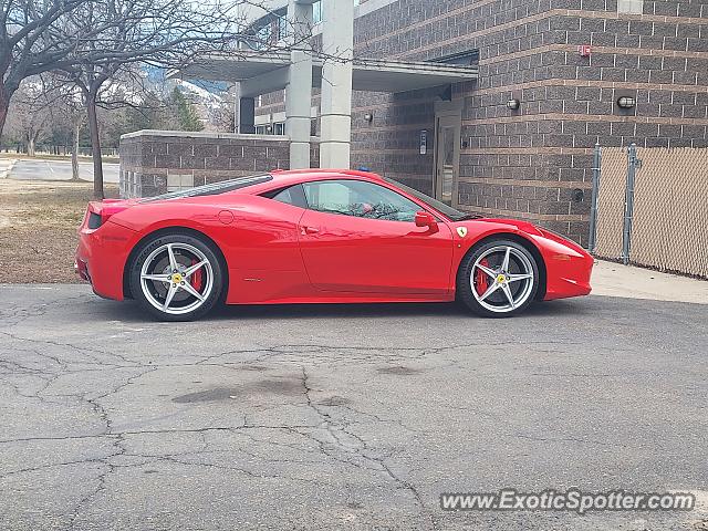 Ferrari 458 Italia spotted in Missoula, Montana