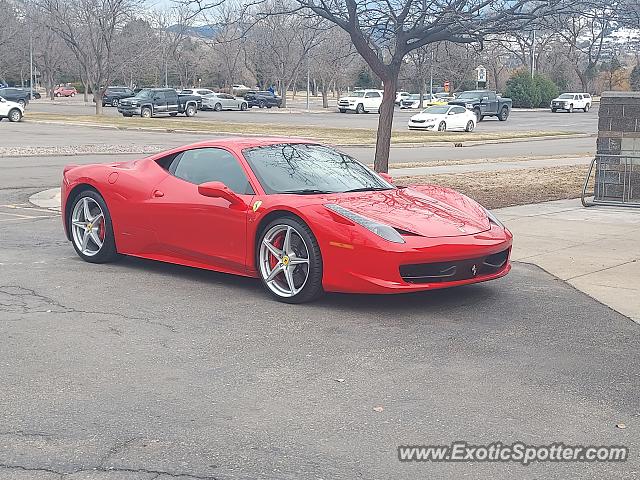 Ferrari 458 Italia spotted in Missoula, Montana