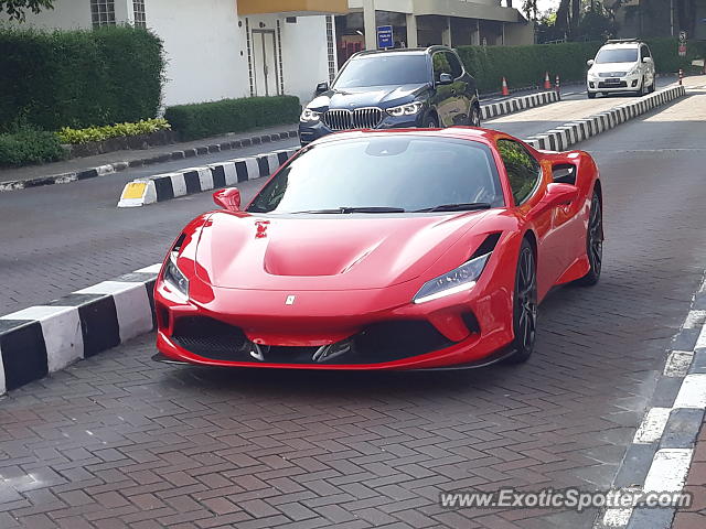 Ferrari F8 Tributo spotted in Jakarta, Indonesia
