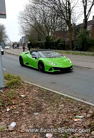 Lamborghini Huracan spotted in Manchester, United Kingdom