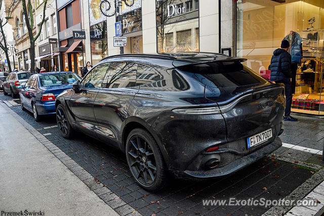Aston Martin DBX spotted in Frankfurt, Germany