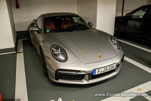 Porsche 911 Turbo spotted in Frankfurt, Germany