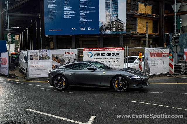 Ferrari Roma spotted in Frankfurt, Germany
