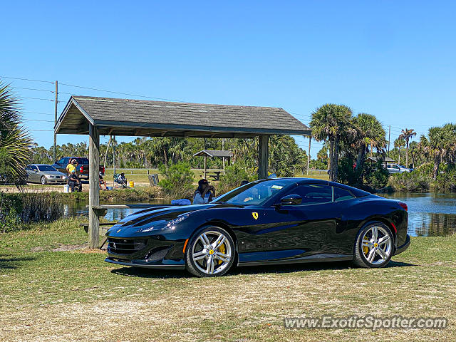 Ferrari Portofino spotted in Weeki Wachee, Florida