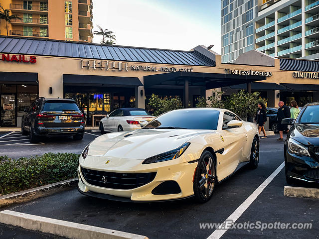 Ferrari Portofino spotted in Sunny Isles, Florida