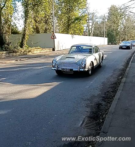 Aston Martin DB5 spotted in Alderley Edge, United Kingdom