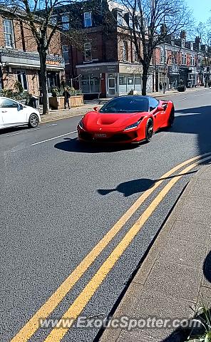 Ferrari F8 Tributo spotted in Alderley Edge, United Kingdom