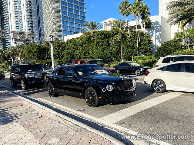 Bentley Mulsanne spotted in Sunny Isles, Florida