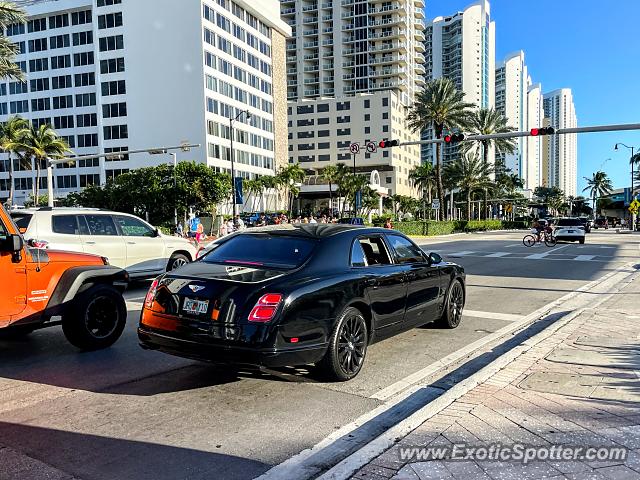 Bentley Mulsanne spotted in Sunny Isles, Florida