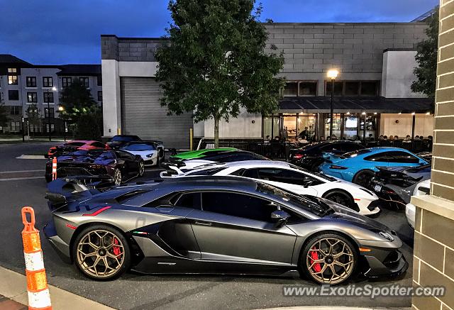 Lamborghini Aventador spotted in Charlotte, North Carolina