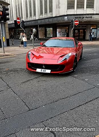 Ferrari 812 Superfast spotted in Manchester, United Kingdom