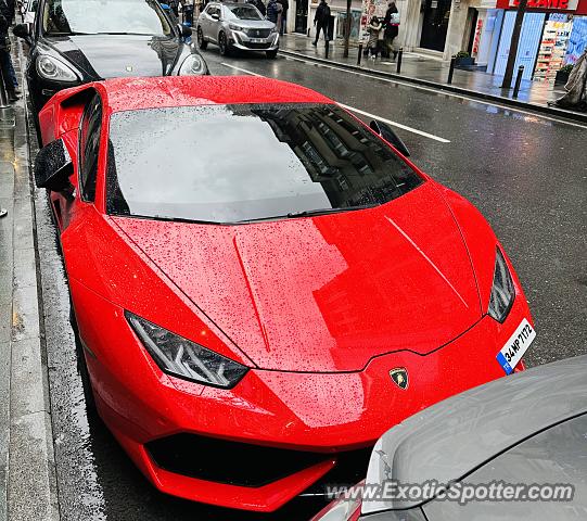 Lamborghini Huracan spotted in Istanbul, Turkey