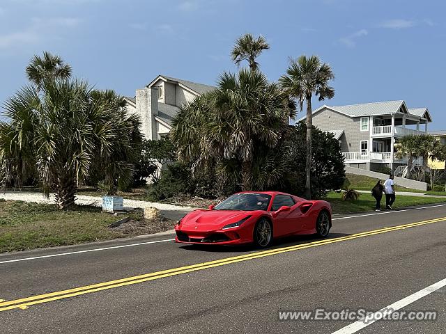Ferrari F8 Tributo spotted in Amelia Island, Florida
