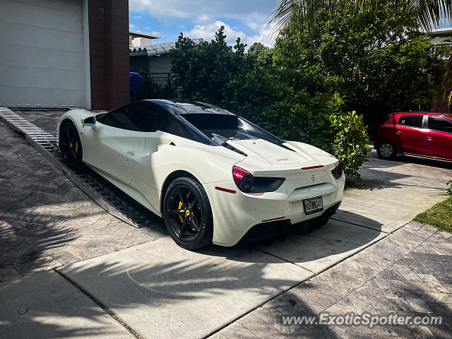 Ferrari 488 GTB spotted in Hollywood, Florida