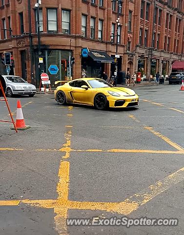 Porsche Cayman GT4 spotted in Manchester, United Kingdom
