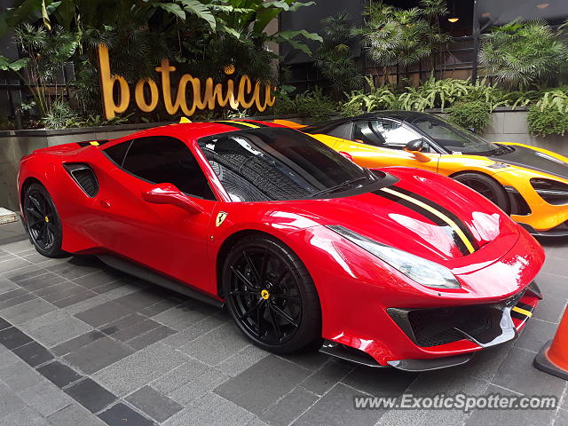 Ferrari 488 GTB spotted in Jakarta, Indonesia
