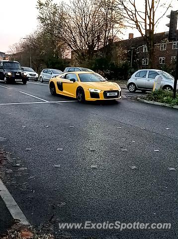 Audi R8 spotted in Manchester, United Kingdom