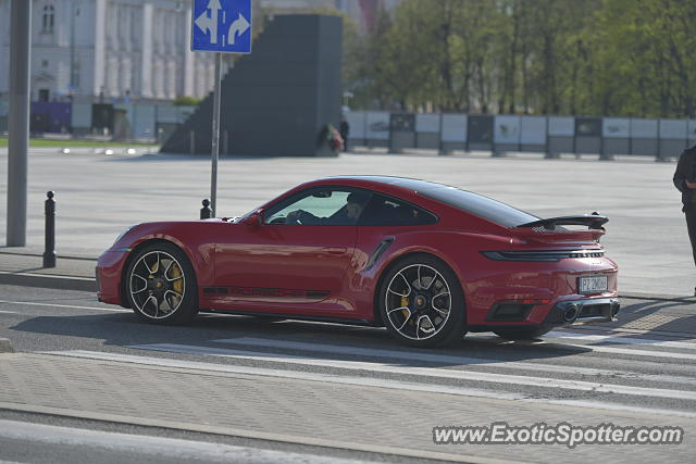 Porsche 911 Turbo spotted in Warsaw, Poland