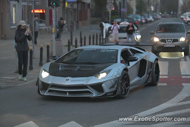 Lamborghini Aventador spotted in Warsaw, Poland