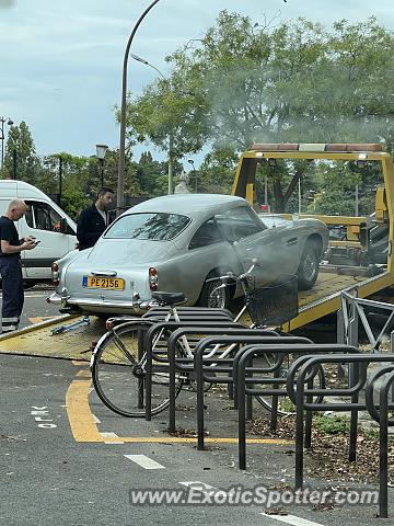 Aston Martin DB5 spotted in Paris, France