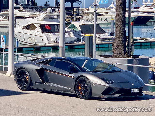Lamborghini Aventador spotted in Vilamoura, Portugal