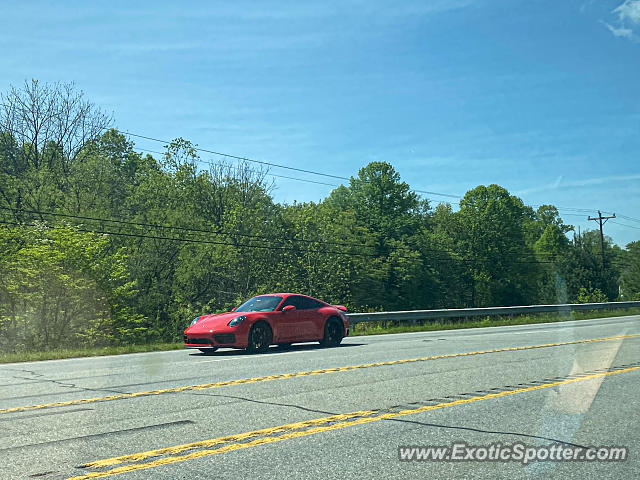 Porsche 911 spotted in Mills River, North Carolina
