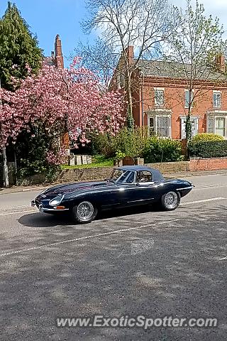 Jaguar E-Type spotted in Alderley Edge, United Kingdom