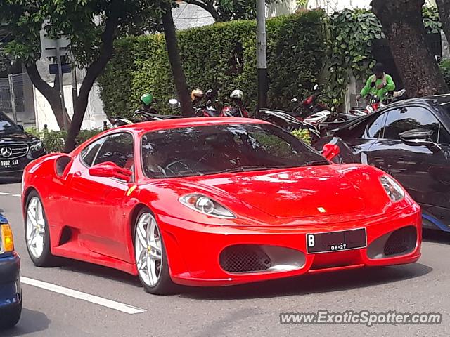 Ferrari F430 spotted in Jakarta, Indonesia