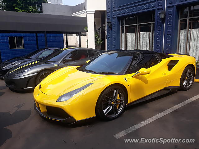 Ferrari 488 GTB spotted in Jakarta, Indonesia