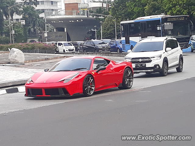 Ferrari 458 Italia spotted in Jakarta, Indonesia
