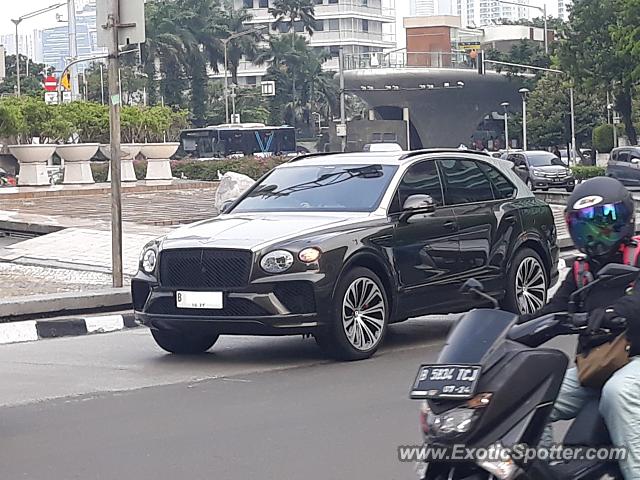 Bentley Bentayga spotted in Jakarta, Indonesia