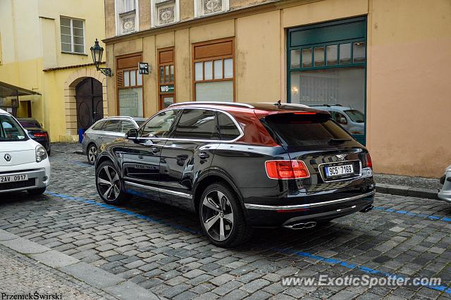 Bentley Bentayga spotted in Prague, Czech Republic