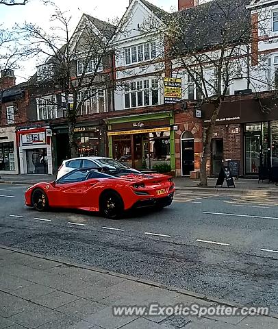 Ferrari F8 Tributo spotted in Alderley Edge, United Kingdom