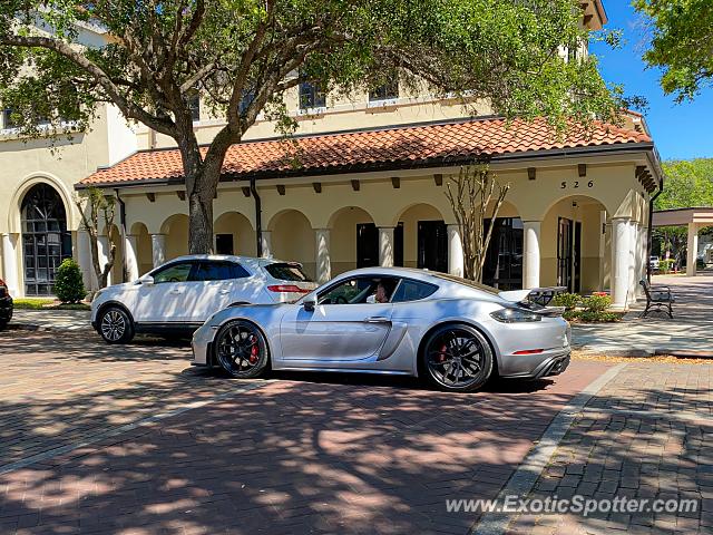 Porsche Cayman GT4 spotted in Winter Park, Florida