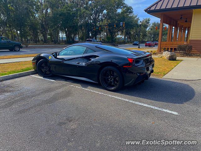 Ferrari 488 GTB spotted in Beaufort, South Carolina