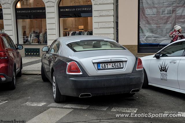 Rolls-Royce Wraith spotted in Prague, Czech Republic