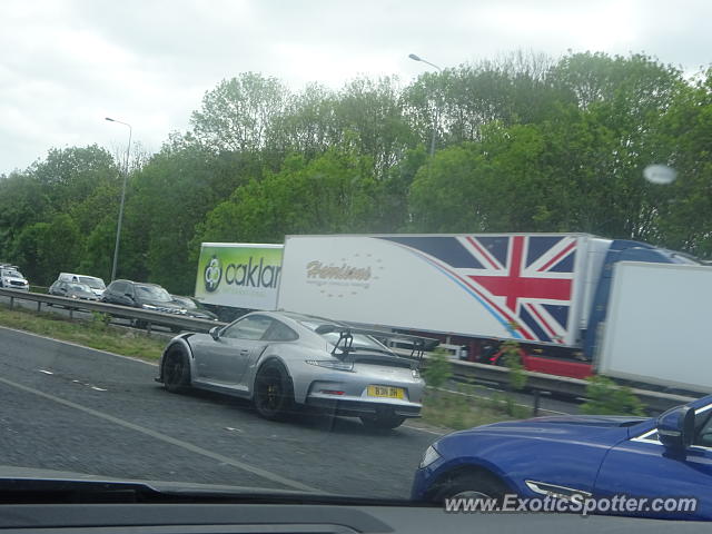 Porsche 911 GT3 spotted in Motorway, United Kingdom