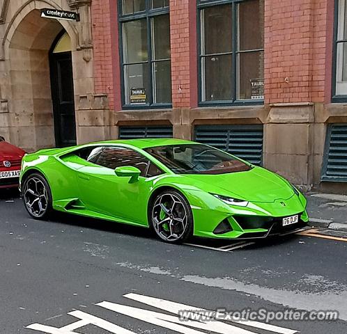 Lamborghini Huracan spotted in Manchester, United Kingdom