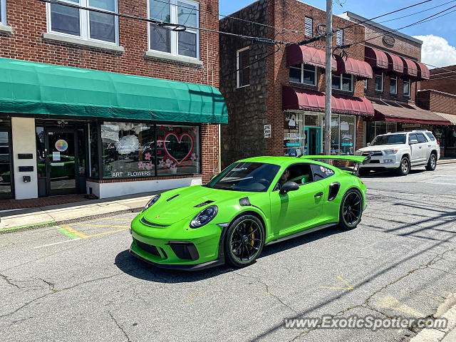 Porsche 911 GT3 spotted in Brevard, North Carolina
