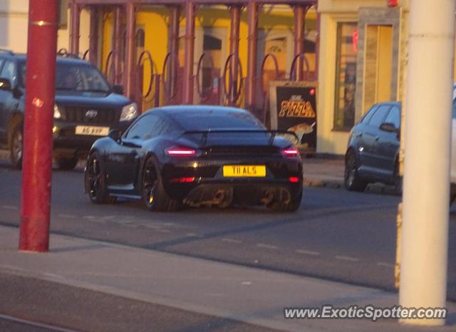 Porsche Cayman GT4 spotted in Blackpool, United Kingdom