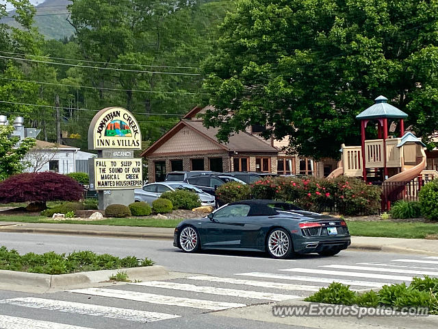 Audi R8 spotted in Maggie Valley, North Carolina