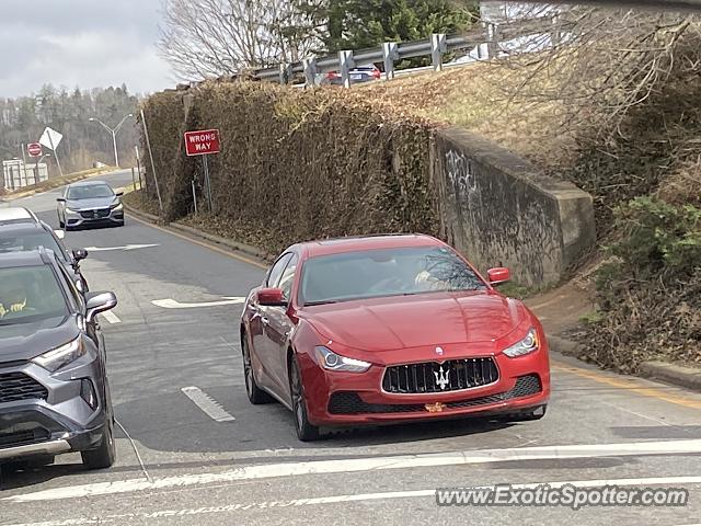 Maserati Ghibli spotted in Asheville, North Carolina