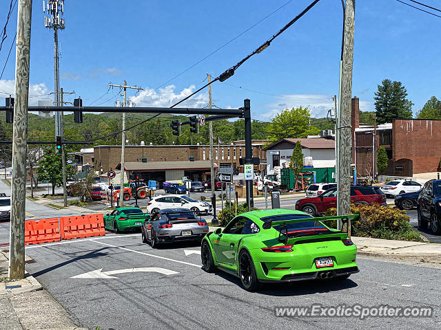 Porsche 911 GT3 spotted in Brevard, North Carolina