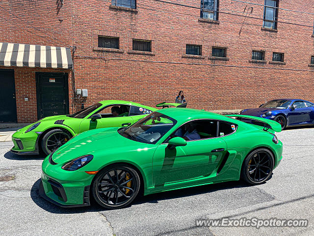 Porsche Cayman GT4 spotted in Brevard, North Carolina