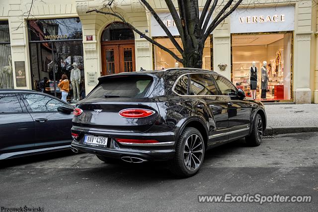 Bentley Bentayga spotted in Prague, Czech Republic
