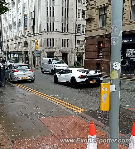 Lamborghini Huracan spotted in Manchester, United Kingdom