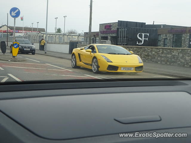 Lamborghini Gallardo spotted in Rhyl, United Kingdom