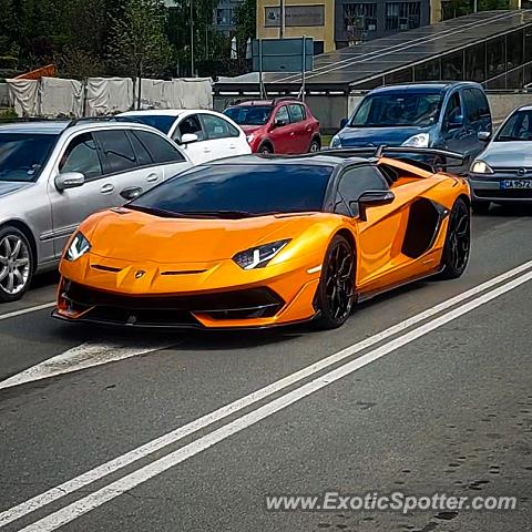 Lamborghini Aventador spotted in Sofia, Bulgaria