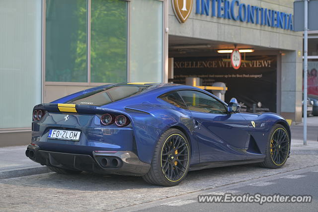 Ferrari 812 Superfast spotted in Warsaw, Poland